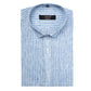 Blue Color Cotton Stripes Shirts For Men