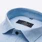 Sky Blue Color Mercerised Cotton Shirt For Men's