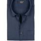 Navy Blue Color Mercerised Cotton Shirt For Men's