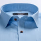 Sky Blue Color Mercerised Cotton Shirt For Men's