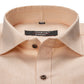 Cotton Tanmay Light Cream Color Linen Fill Formal Cotton Shirt For Men's