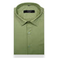 Green Color Lycra Cotton Shirt For Men's