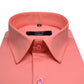 Light Orange Color Lycra Cotton Shirt For Men's