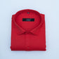 Red Color Mercerised Cotton Shirt For Men's