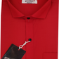 Cotton Tanmay Satin Red Color Full Sleeves Formal Shirt for Men's.